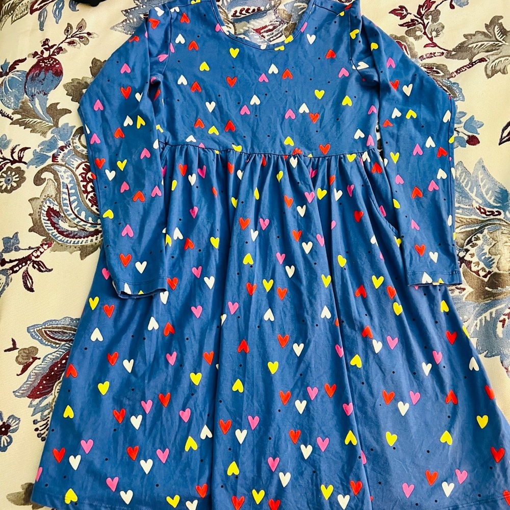 EUC-Hanna Andersson Girls Printed Dress